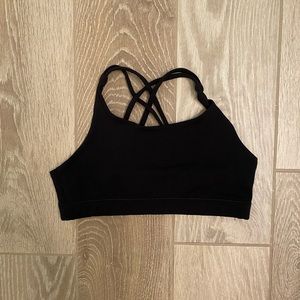 BLACK ATHLETA GIRL UPBEAT BRA